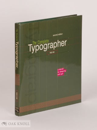 Order Nr. 143303 THE COMPLETE TYPOGRAPHER. Will Hill