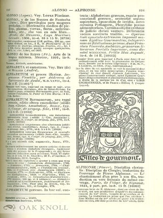 MANUEL DU LIBRAIRE ET DE L'AMATEUR DE LIVRES.