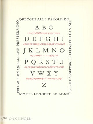 MANUALE TYPOGRAPHICUM, 100 TYPOGRAPHICAL ARRANGEMENTS WITH CONSIDERATIONS ABOUT TYPES, TYPOGRAPHY AND THE ART OF PRINTING SELECTED FROM PAST AND PRESENT, PRINTED IN EIGHTEEN LANGUAGES.