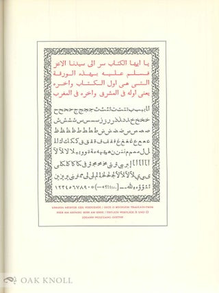 MANUALE TYPOGRAPHICUM, 100 TYPOGRAPHICAL ARRANGEMENTS WITH CONSIDERATIONS ABOUT TYPES, TYPOGRAPHY AND THE ART OF PRINTING SELECTED FROM PAST AND PRESENT, PRINTED IN EIGHTEEN LANGUAGES.
