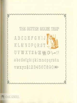 NINETEENTH CENTURY TYPE DISPLAYED IN 18 FONTS CAST BY UNITED STATES FOUNDERS, NOW IN THE CASES OF THE GRABHORN PRESS.