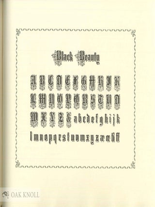 NINETEENTH CENTURY TYPE DISPLAYED IN 18 FONTS CAST BY UNITED STATES FOUNDERS, NOW IN THE CASES OF THE GRABHORN PRESS.