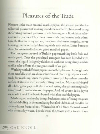 MARBLING AT THE HEYECK PRESS