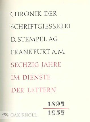 TYPOGRAPHIC VARIATIONS DESIGNED BY HERMANN ZAPF ON THEMES IN CONTEMPORARY BOOK DESIGN AND TYPOGRAPHY IN 78 BOOK AND TITLE PAGES.
