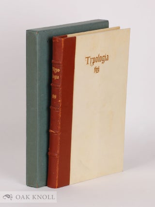 TYPOLOGIA, STUDIES IN TYPE DESIGN & TYPE MAKING. Frederic W. Goudy.