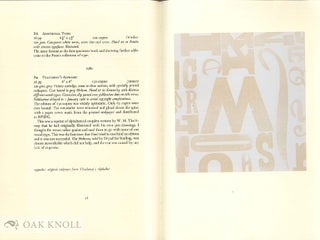 ALEMBIC PRESS BIBLIOGRAPHY 1978-1988.