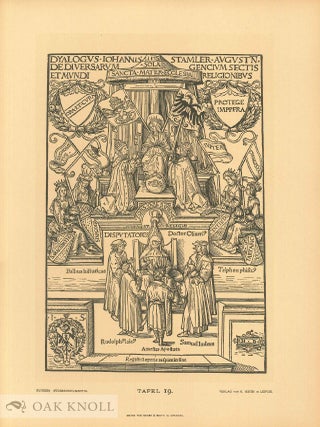 BÜCHER-ORNAMENTIK DER RENAISSANCE, EINE AUSWAHL STYLVOLLER TITELEINFASSUNGEN, INITIALEN, LEISTEN. With DIE BÜCHER-ORNAMENTIK, DER HOCH - UND SPATRENAISSANCE.
