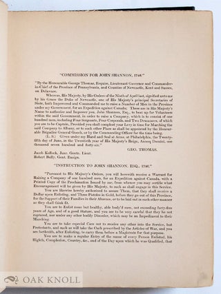 DELAWARE ARCHIVES, MILITARY AND NAVAL RECORDS. FIVE VOLUMES; A COMPLETE SET.