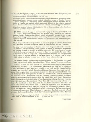 TOBACCO, ITS HISTORY ILLUSTRATED BY THE BOOKS, MANUSCRIPTS AND ENGRAVINGS IN THE LIBRARY OF GEORGE ARENTS, JR. TOGETHER WITH AN INTRODUCTORY ESSAY, A GLOSSARY AND BIBLIOGRAPHIC NOTES.