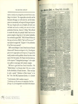 JOHN BELL, 1745-1831, BOOKSELLER, PRINTER, PUBLISHER, TYPEFOUNDER, JOURNALIST, & C. ...