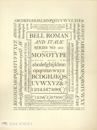JOHN BELL, 1745-1831, BOOKSELLER, PRINTER, PUBLISHER, TYPEFOUNDER, JOURNALIST, & C. ...