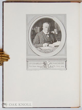 TYPEFOUNDRIES IN THE NETHERLANDS, FROM THE FIFTEENTH TO THE NINETEENTH CENTURY.