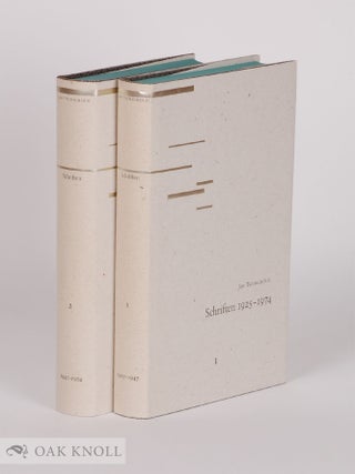 Order Nr. 41138 JAN TSCHICHOLD: SCHRIFTEN, 1915-1974
