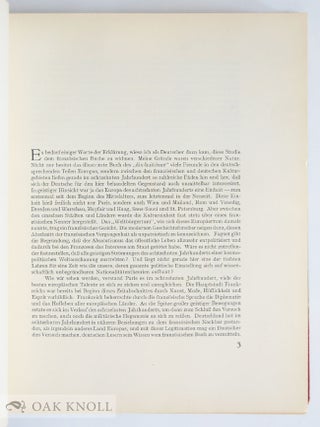FRANZÖSISCHE BUCH IM ACHTZEHNTEN JAHRHUNDERT UND IN DER EMPIREZEIT.