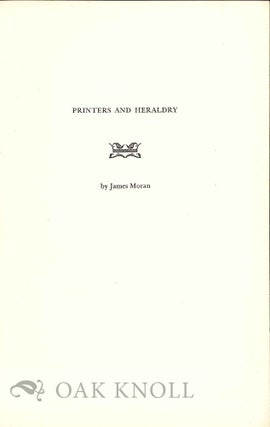 PRINTERS AND HERALDRY