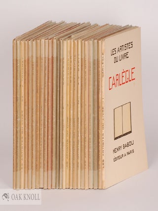 Order Nr. 44950 LES ARTISTES DU LIVRE. Henry Babou