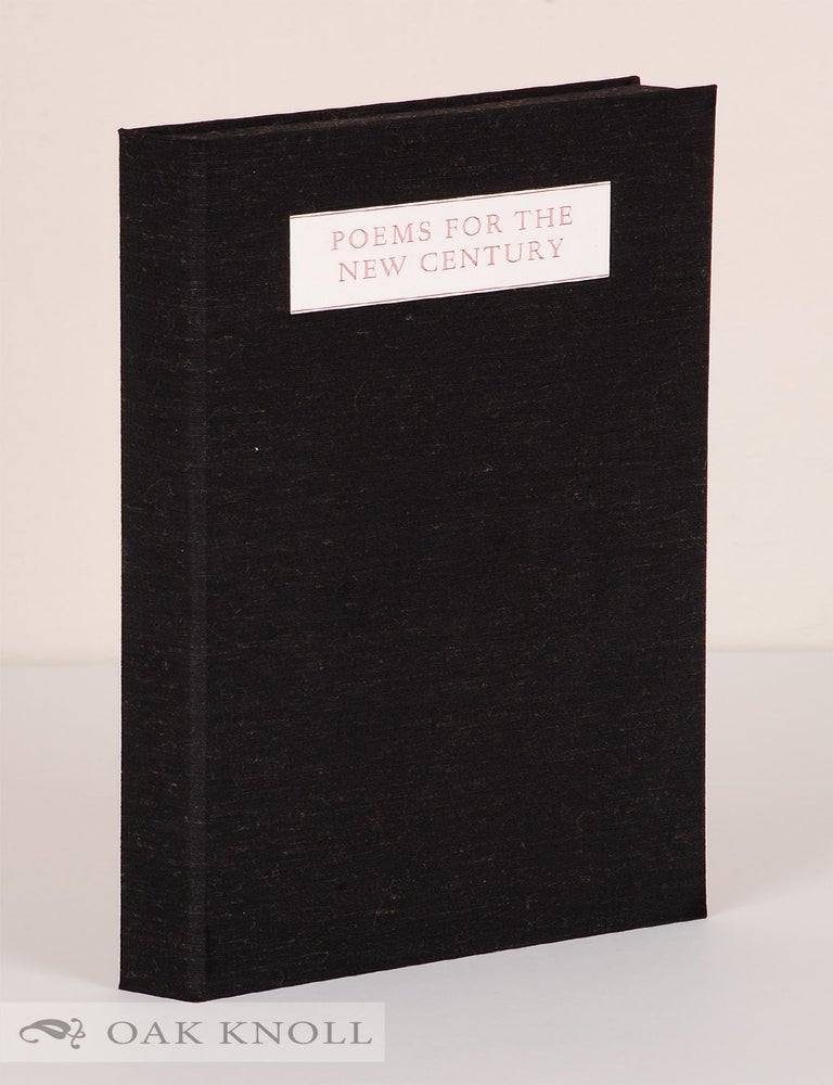 Order Nr. 46337 POEMS FOR THE NEW CENTURY