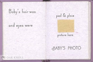 OUR BABY'S FIRST YEAR BOOK.