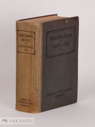 Order Nr. 5017 SPECIMEN BOOK AND CATALOGUE. ATF