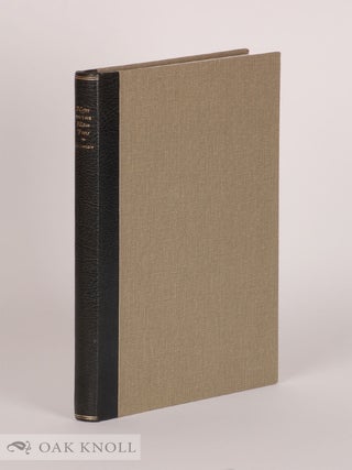 Order Nr. 50383 NOTES ON THE HISTORY OF THE ELSTON PRESS. Herbert H. Johnson