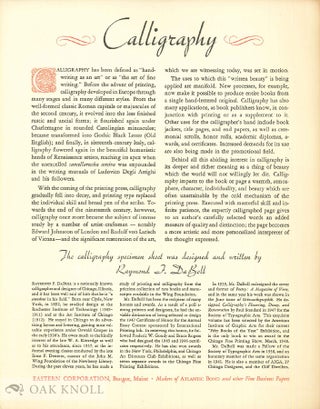 Order Nr. 53404 THIS IS A SPECIMEN SHEET OF CALLIGRAPHY. Eastern