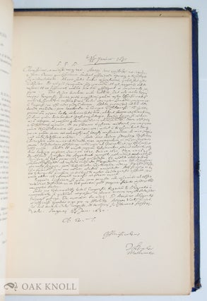 THE AUTOGRAPH MISCELLANY OF AUTOGRAPH LETTERS, INTERESTING DOCUMENTS, ETC., EXECUTED IN FAC-SIMILE LITHOGRAPHY BY [F.N.], FIRST SERIES, CONTAINING 60 EXAMPLES.