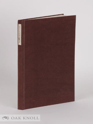 CONRAD FIEDLER'S ESSAY ON ARCHITECTURE. Conrad Fiedler.