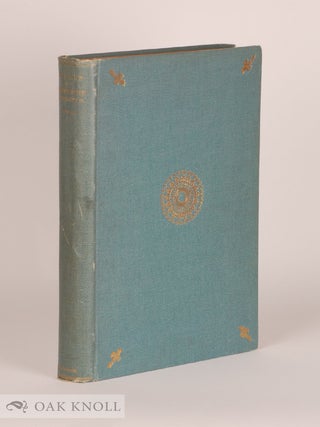 BINDINGS IN CAMBRIDGE LIBRARIES, SEVENTY-TWO PLATES. WITH NOTES BY G.D. HOBSON. BASED ON RESEARCHES BY N.F. BARWELL, H.M. DAVIES AND THE LATE CHARLES E. SAYLE.