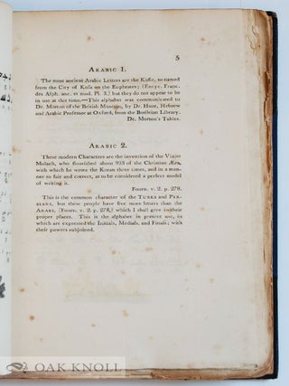 PANTOGRAPHIA; CONTAINING ACCURATE COPIES OF ALL THE KNOWN ALPHABETS IN THE WORLD; TOGETHER WITH AN ENGLISH EXPLANATION OF THE PECULIAR FORCE OR POWER OF EACH LETTER.