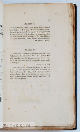 PANTOGRAPHIA; CONTAINING ACCURATE COPIES OF ALL THE KNOWN ALPHABETS IN THE WORLD; TOGETHER WITH AN ENGLISH EXPLANATION OF THE PECULIAR FORCE OR POWER OF EACH LETTER.