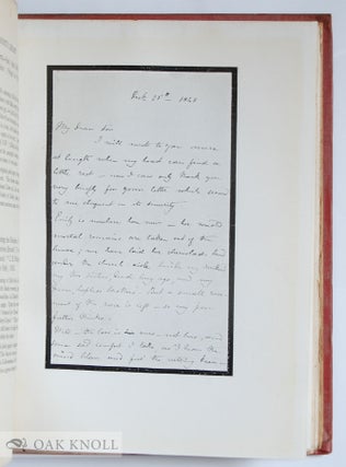 A BRONTE LIBRARY, A CATALOGUE OF PRINTED BOOKS, MANUSCRIPTS AND AUTOGRAPH LETTERS BY THE MEMBERS OF THE BRONTE FAMILY.