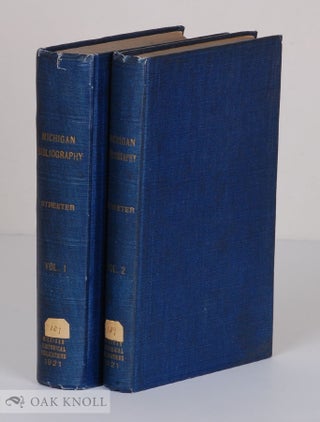 Order Nr. 74121 A MICHIGAN BIBLIOGRAPHY. Floyd Benjamin Streeter