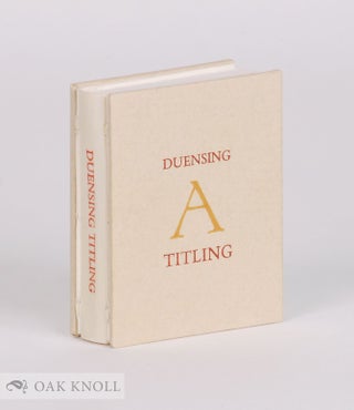 DUENSING TITLING.