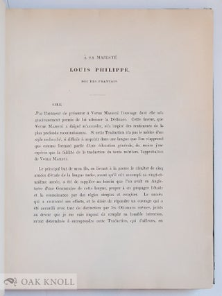 GRAMMAIRE TURKE: PRÉCÉDÉE D'UN DISCOURS PRÉLIMINAIRE SUR LA LANGUE ET LA LITTÉRATURE DES NATIONS ORIENTALES