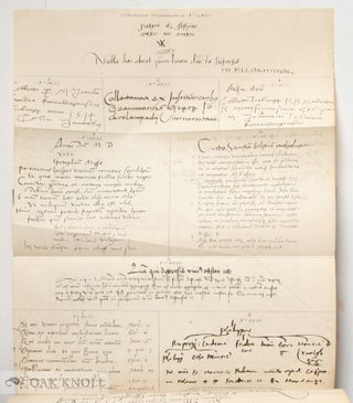 CATALOGUE OF THE LIBRARY OF DR. KLOSS OF FRANCKFORT A. M., PROFESSOR; INCLUDING MANY ORIGINAL AND UNPUBLISHED MANUSCRIPTS, AND PRINTED BOOKS WITH MS. ANNOTATIONS, BY PHILIP MELANCTHON.