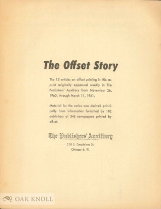 Order Nr. 79728 THE OFFSET STORY