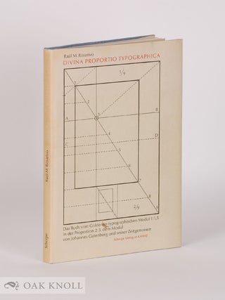 Order Nr. 80873 DIVINA PROPORTIO TYPOGRAPHICA. Raul M. Rosarivo