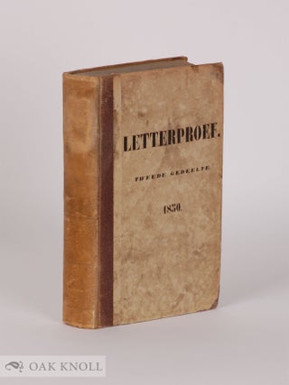 Order Nr. 82869 VERVOLG DER LETTERPROEF VAN JOH. ENCCHEDÉ EN ZONEN, TE HAARLEM. Enschedé...