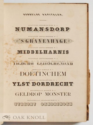 VERVOLG DER LETTERPROEF VAN JOH. ENCCHEDÉ EN ZONEN, TE HAARLEM.