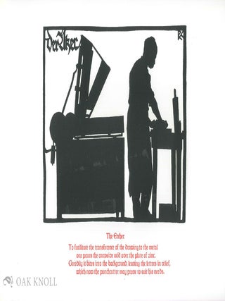 TYPEFOUNDRY IN SILHOUETTE, HOW PRINTING TYPE IS DEVELOPED AT KLINGSPOR BROS. IN OFFENBACH ON THE RIVER MAIN.