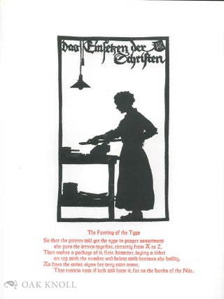 TYPEFOUNDRY IN SILHOUETTE, HOW PRINTING TYPE IS DEVELOPED AT KLINGSPOR BROS. IN OFFENBACH ON THE RIVER MAIN.