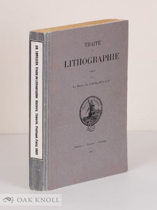 Order Nr. 84141 TRAITÉ DE LITHOGRAPHIE. PUBLIÉ PAR LA MAISON CH. LORILLEUX & CIE. HISTOIRE....