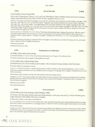 JOHN UPDIKE, A BIBLIOGRAPHY OF PRIMARY AND SECONDARY MATERIALS, 1948-2007