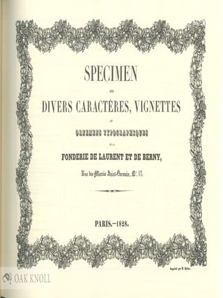 LA FONDERIE TYPOGRAPHIQUE.