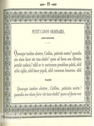 LA FONDERIE TYPOGRAPHIQUE.