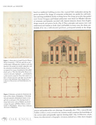 LINE, SHADE AND SHADOW: THE FABRICATION AND PRESERVATION OF ARCHITECTURAL DRAWINGS.