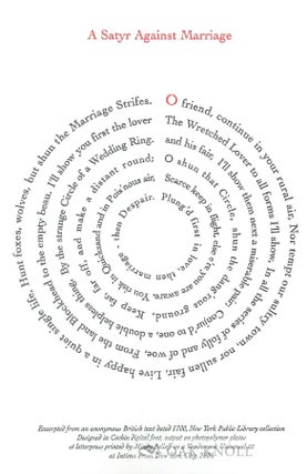VERSE INTO TYPE: THE APHA POETRY PORTFOLIO.