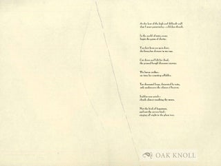 VERSE INTO TYPE: THE APHA POETRY PORTFOLIO.