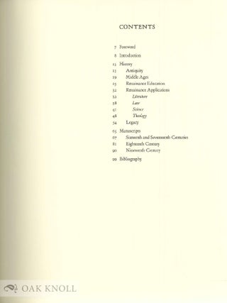 COMMONPLACE BOOKS: A HISTORY OF MANUSCRIPTS AND PRINTED BOOKS FROM ANTIQUITY TO THE TWENTIETH CENTURY.